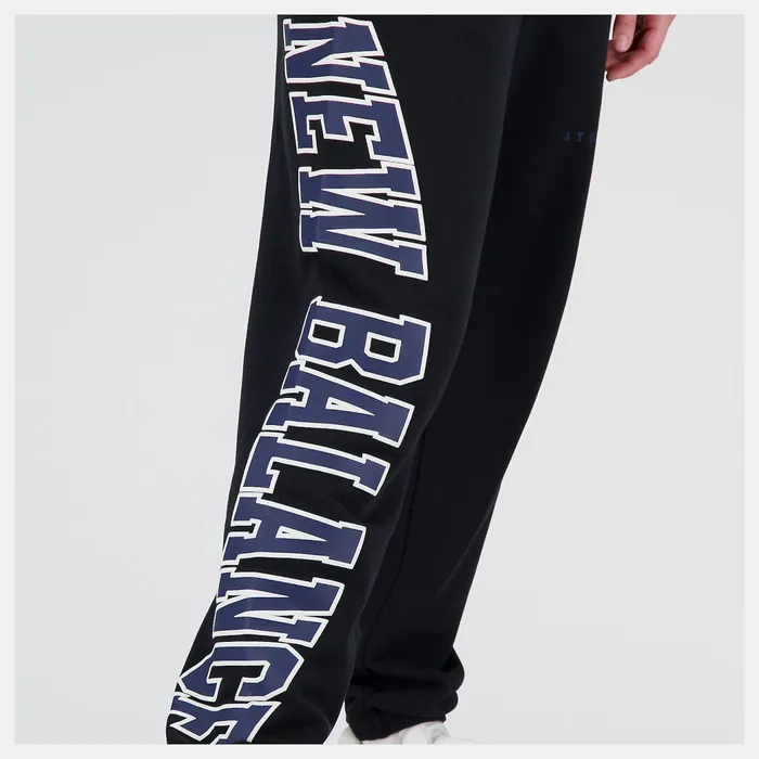 MenWomen Unissentials Warped Classics French Terry Sweatpant Black New Balance Matching Sets