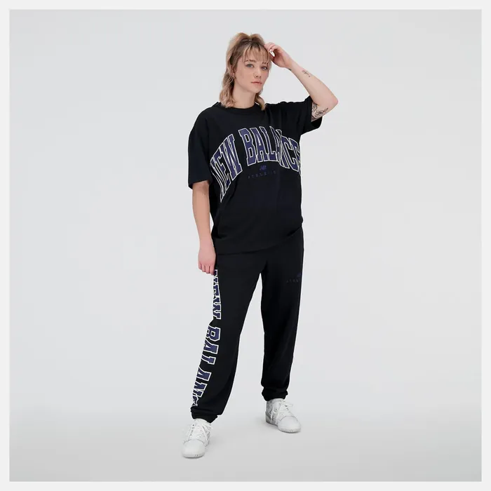 MenWomen Unissentials Warped Classics French Terry Sweatpant Black New Balance Matching Sets