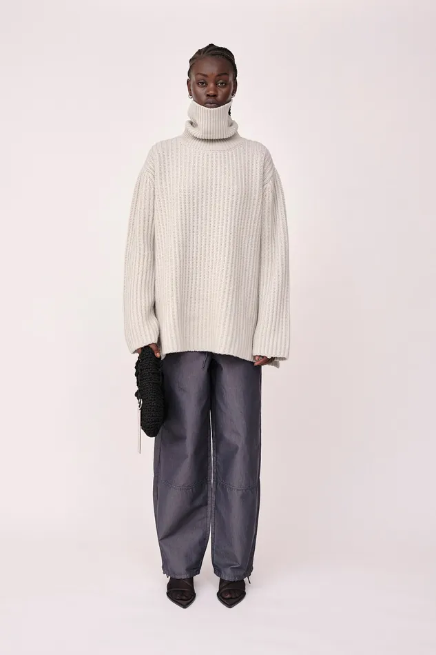 Men Wonhundred Paris Turtleneck 8211 Moonstruck Knitwear