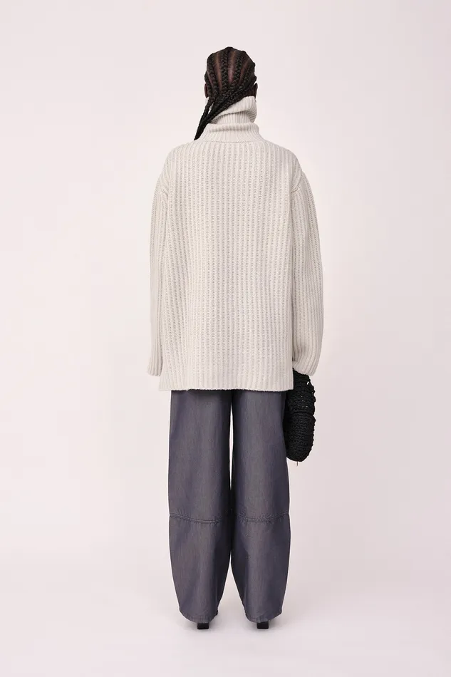 Men Wonhundred Paris Turtleneck 8211 Moonstruck Knitwear