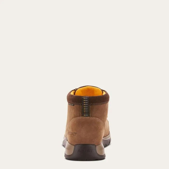 Men Work Boots Ariat Edge LTE Moc Composite Toe Work Boot Dark Brown