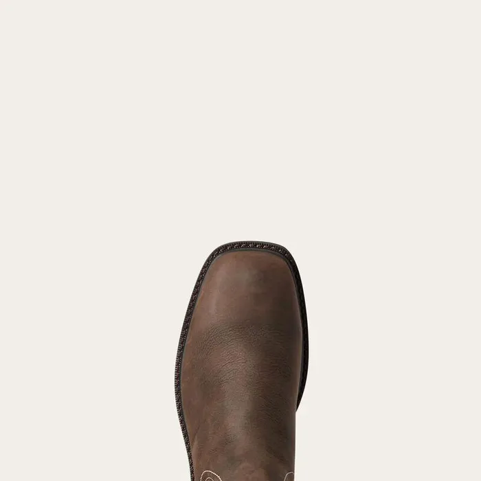 Men Work Boots Ariat Groundbreaker Chelsea Wide Square Toe Waterproof Work Boot Dark Brown Men Work Boots Ariat Groundbreaker Chelsea Wide Square Toe Waterproof Work Boot Dark Brown