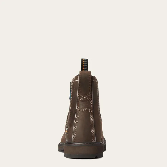 Men Work Boots Ariat Groundbreaker Chelsea Wide Square Toe Waterproof Work Boot Dark Brown Men Work Boots Ariat Groundbreaker Chelsea Wide Square Toe Waterproof Work Boot Dark Brown