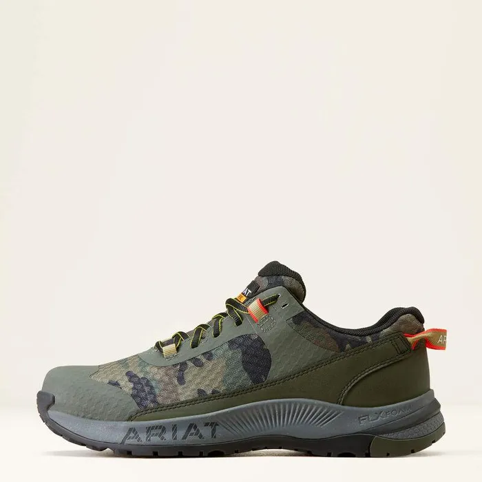 Men Work Boots Ariat Outpace Shift Composite Toe Work Shoe Camo