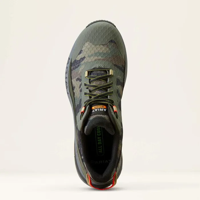 Men Work Boots Ariat Outpace Shift Composite Toe Work Shoe Camo