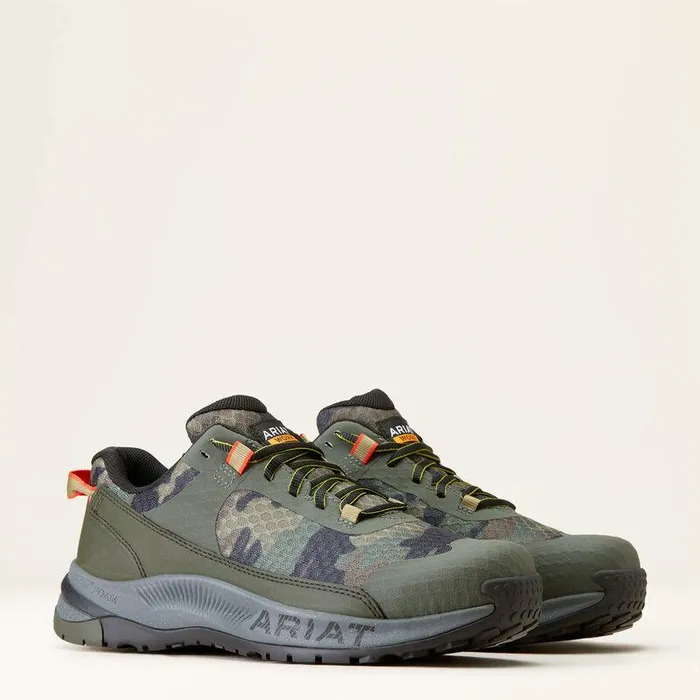 Men Work Boots Ariat Outpace Shift Composite Toe Work Shoe Camo