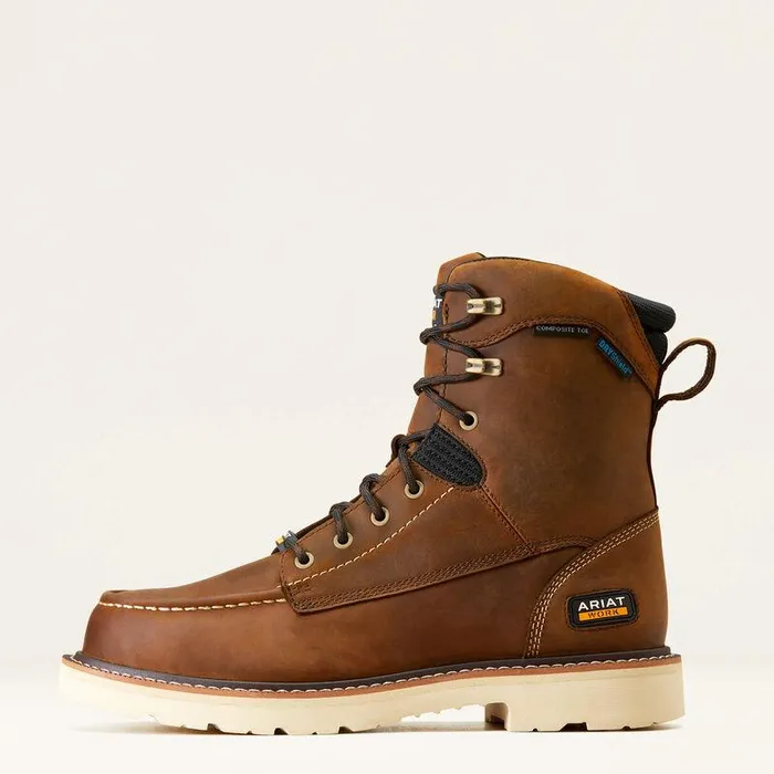 Men Work Boots Ariat Rebar Lift 8quot Waterproof Composite Toe Work Boot Distressed Brown Men Work Boots Ariat Rebar Lift 8quot Waterproof Composite Toe Work Boot Distressed Brown