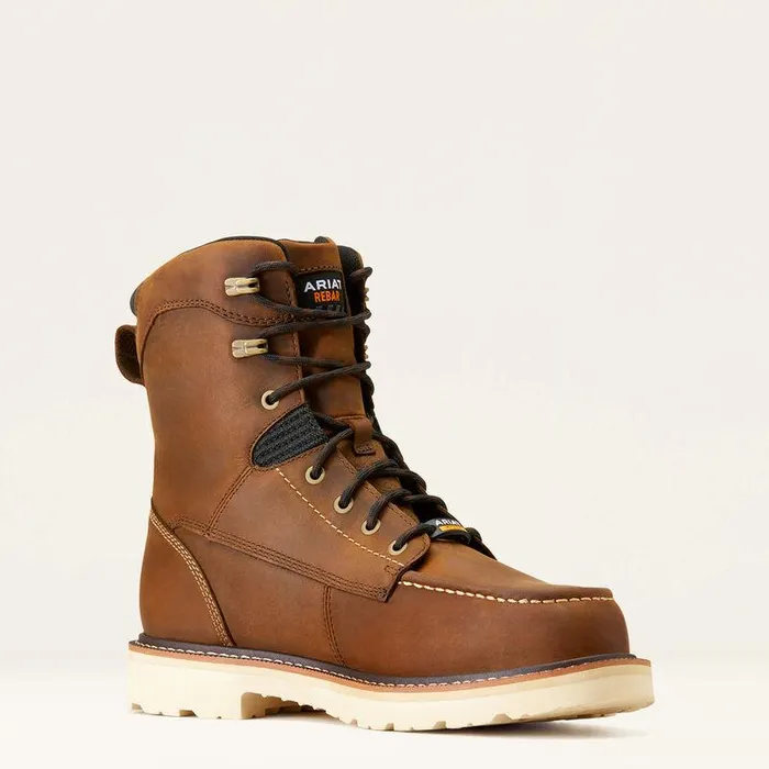 Men Work Boots Ariat Rebar Lift 8quot Waterproof Composite Toe Work Boot Distressed Brown Men Work Boots Ariat Rebar Lift 8quot Waterproof Composite Toe Work Boot Distressed Brown