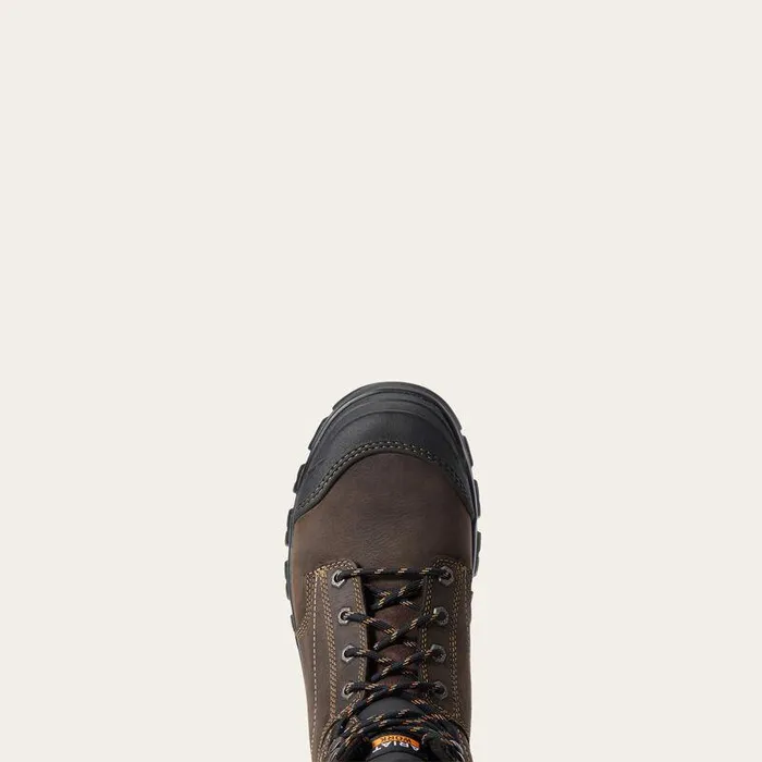 Men Work Boots Ariat Treadfast 6quot Waterproof Steel Toe Work Boot Dark Brown Men Work Boots Ariat Treadfast 6quot Waterproof Steel Toe Work Boot Dark Brown