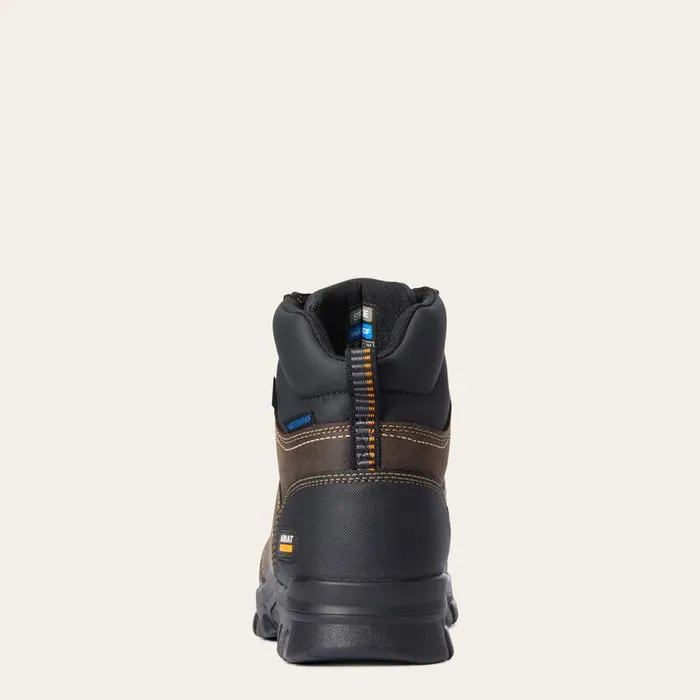 Men Work Boots Ariat Treadfast 6quot Waterproof Steel Toe Work Boot Dark Brown Men Work Boots Ariat Treadfast 6quot Waterproof Steel Toe Work Boot Dark Brown