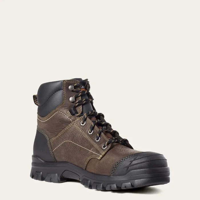 Men Work Boots Ariat Treadfast 6quot Waterproof Steel Toe Work Boot Dark Brown Men Work Boots Ariat Treadfast 6quot Waterproof Steel Toe Work Boot Dark Brown