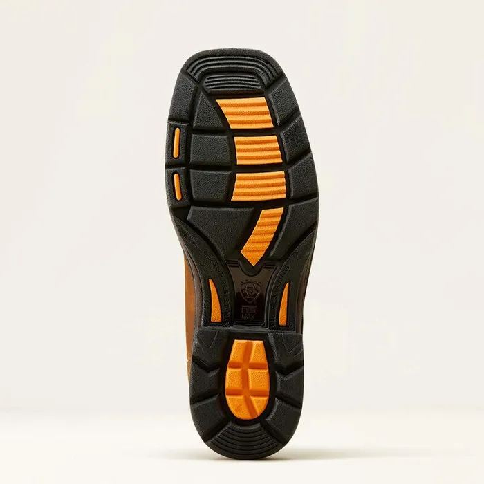 Men Work Boots Ariat WorkHog MetGuard CSA Waterproof Composite Toe Work Boot Dark Coppermidnight Blue