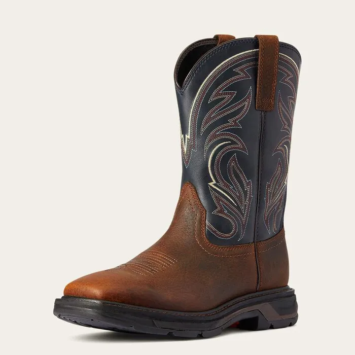 Men Work Boots Ariat WorkHog XT Cottonwood Work Boot Brown Oiled Rowdy