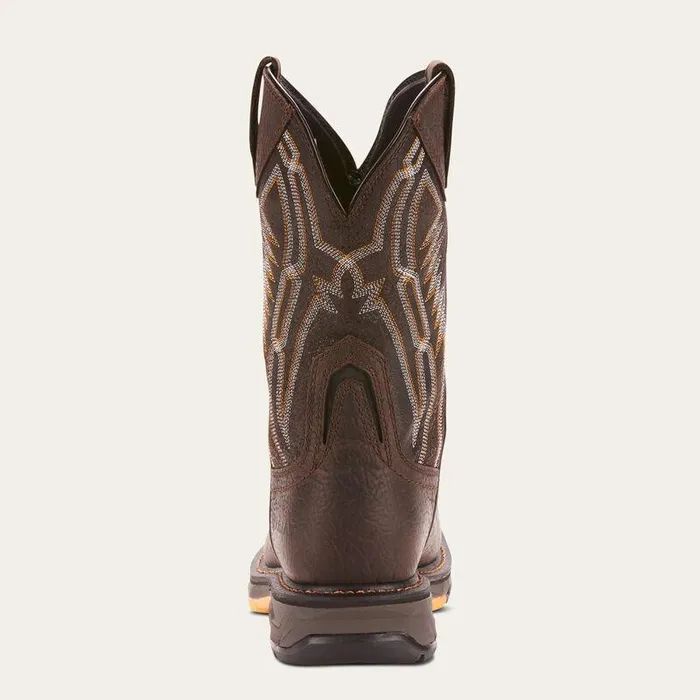 Men Work Boots Ariat WorkHog XT Dare Carbon Toe Work Boot Bruin Brown