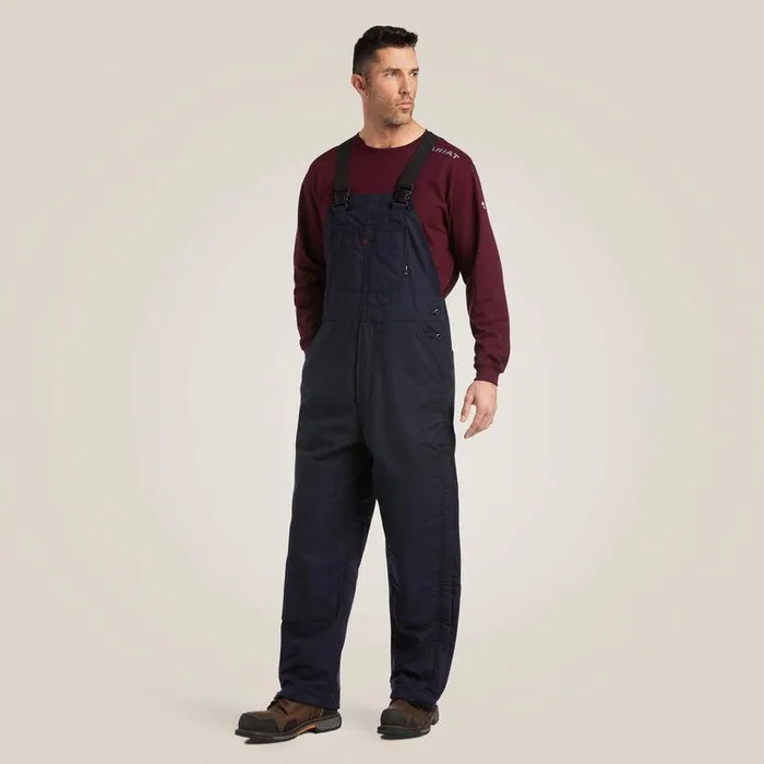 Men Workwear Ariat FR Insulated Overall 20 Bib Navy