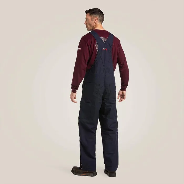 Men Workwear Ariat FR Insulated Overall 20 Bib Navy Men Workwear Ariat FR Insulated Overall 20 Bib Navy