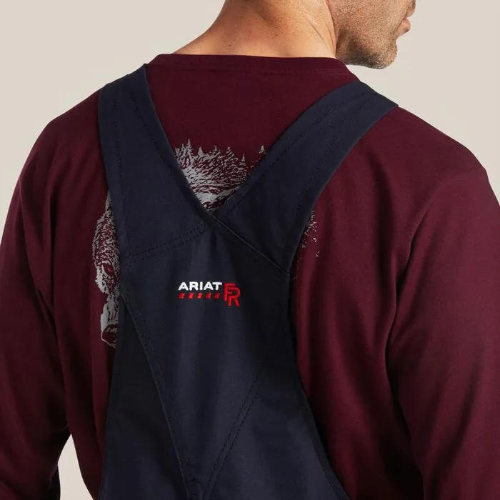 Men Workwear Ariat FR Insulated Overall 20 Bib Navy Men Workwear Ariat FR Insulated Overall 20 Bib Navy