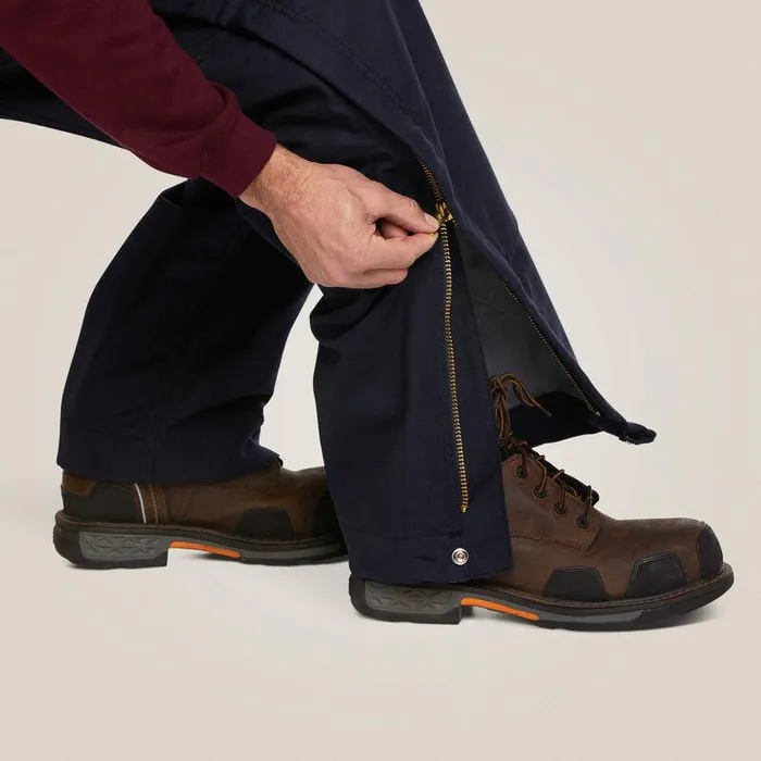 Men Workwear Ariat FR Insulated Overall 20 Bib Navy Men Workwear Ariat FR Insulated Overall 20 Bib Navy
