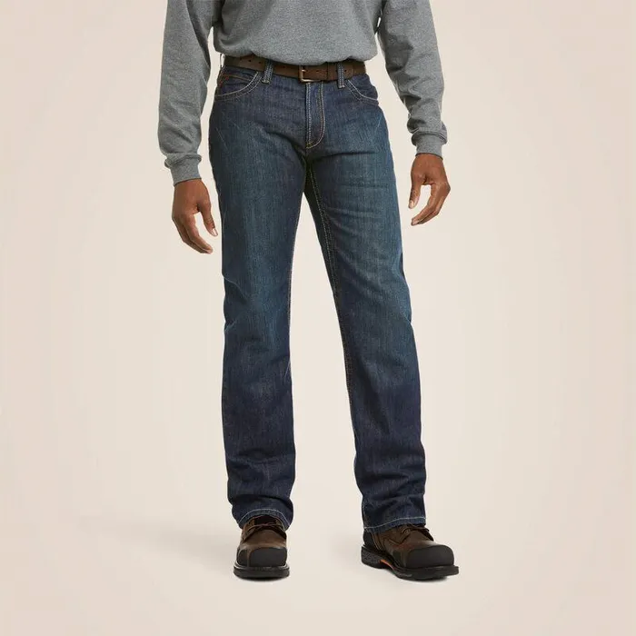 Men Workwear Ariat FR M4 Relaxed Basic Boot Cut Jean Shale