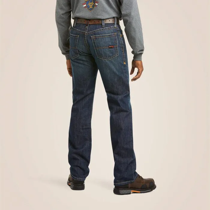 Men Workwear Ariat FR M4 Relaxed Basic Boot Cut Jean Shale Men Workwear Ariat FR M4 Relaxed Basic Boot Cut Jean Shale
