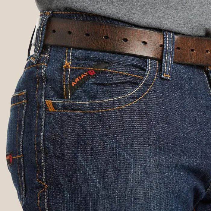 Men Workwear Ariat FR M4 Relaxed Basic Boot Cut Jean Shale Men Workwear Ariat FR M4 Relaxed Basic Boot Cut Jean Shale