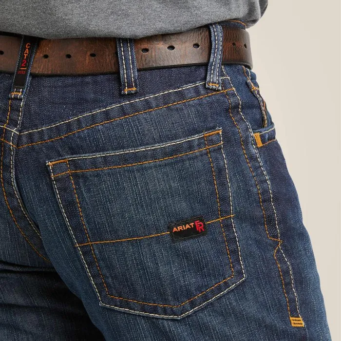 Men Workwear Ariat FR M4 Relaxed Basic Boot Cut Jean Shale Men Workwear Ariat FR M4 Relaxed Basic Boot Cut Jean Shale