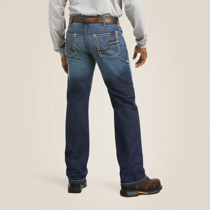 Men Workwear Ariat FR M5 Straight DuraStretch Truckee Stackable Straight Leg Jean Ryley