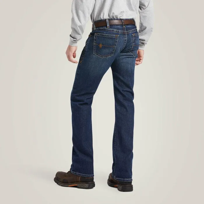 Men Workwear Ariat FR M7 Slim DuraStretch Basic Straight Leg Jean Shale Men Workwear Ariat FR M7 Slim DuraStretch Basic Straight Leg Jean Shale
