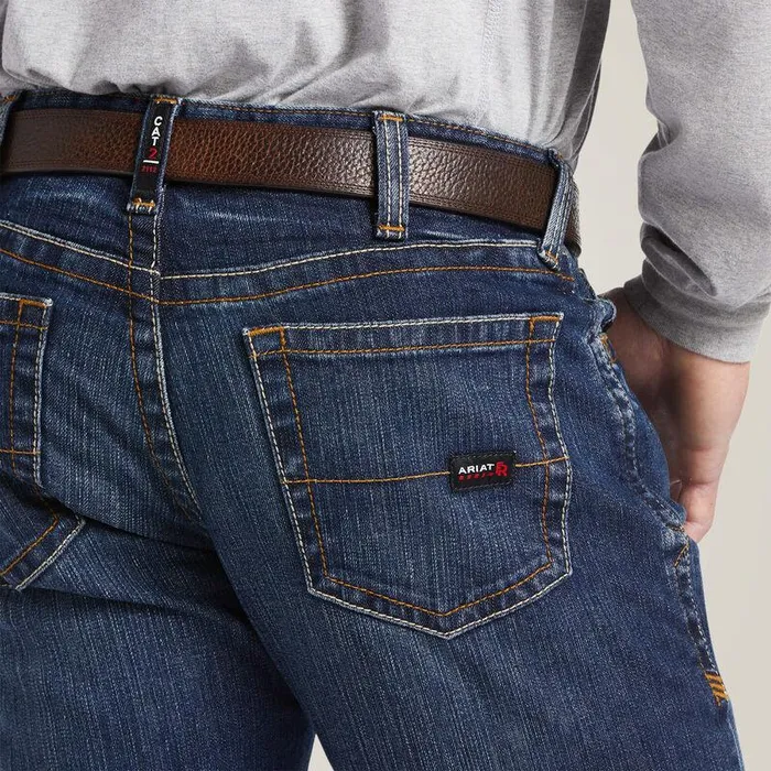 Men Workwear Ariat FR M7 Slim DuraStretch Basic Straight Leg Jean Shale Men Workwear Ariat FR M7 Slim DuraStretch Basic Straight Leg Jean Shale