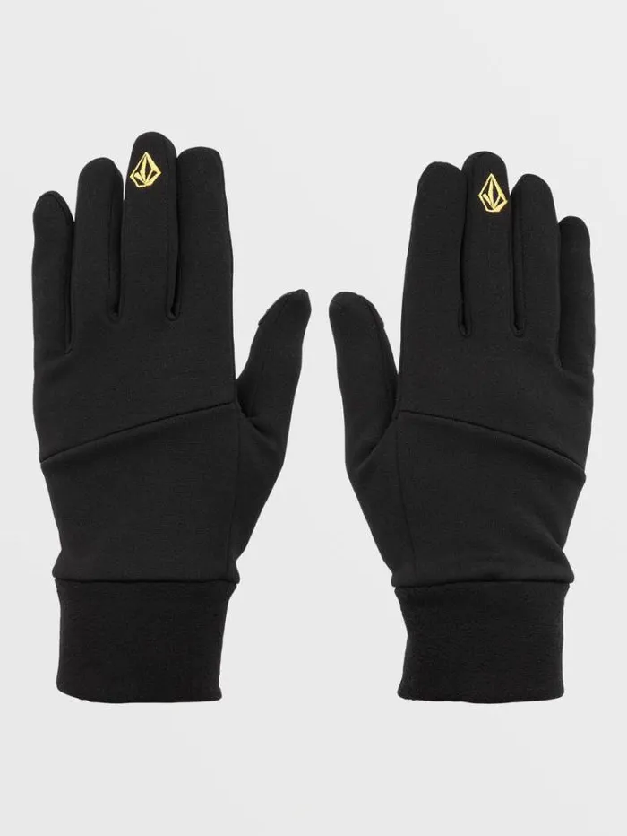 Mens Gloves and Mitts Volcom 91 GoreTex Mitts 8211 Bright Yellow