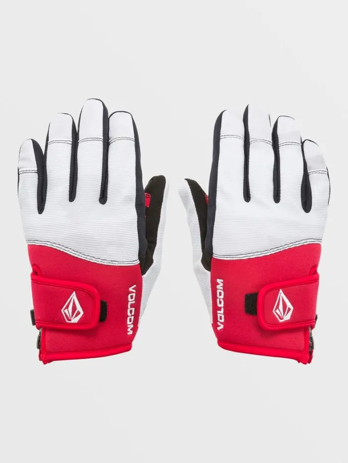 Mens Gloves and Mitts Volcom Crail Gloves 8211 White Camo