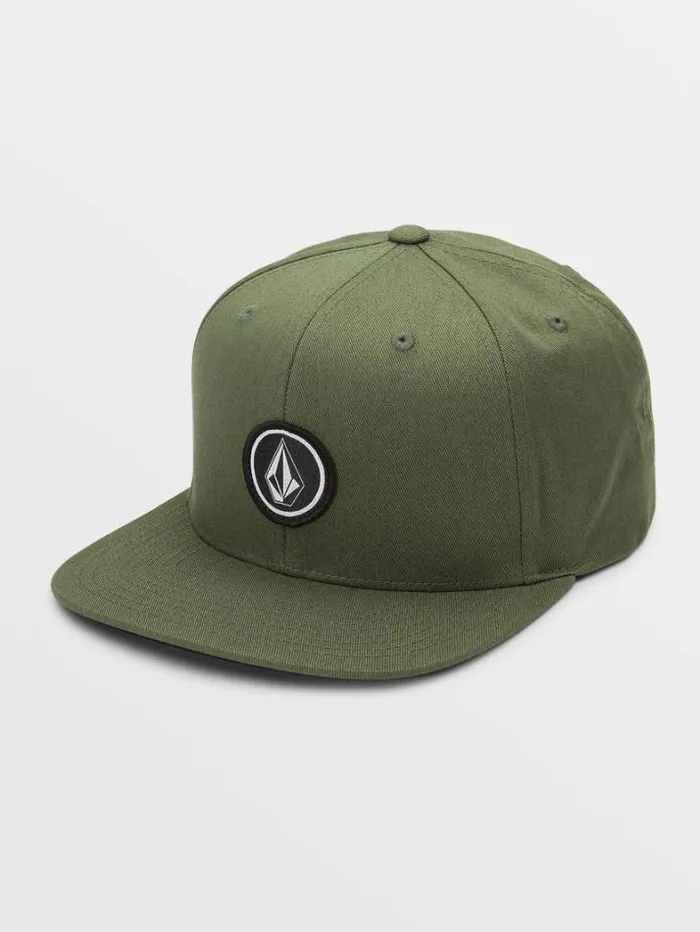 Mens Hats and Beanies Volcom Quarter Twill Hat 8211 Service Green