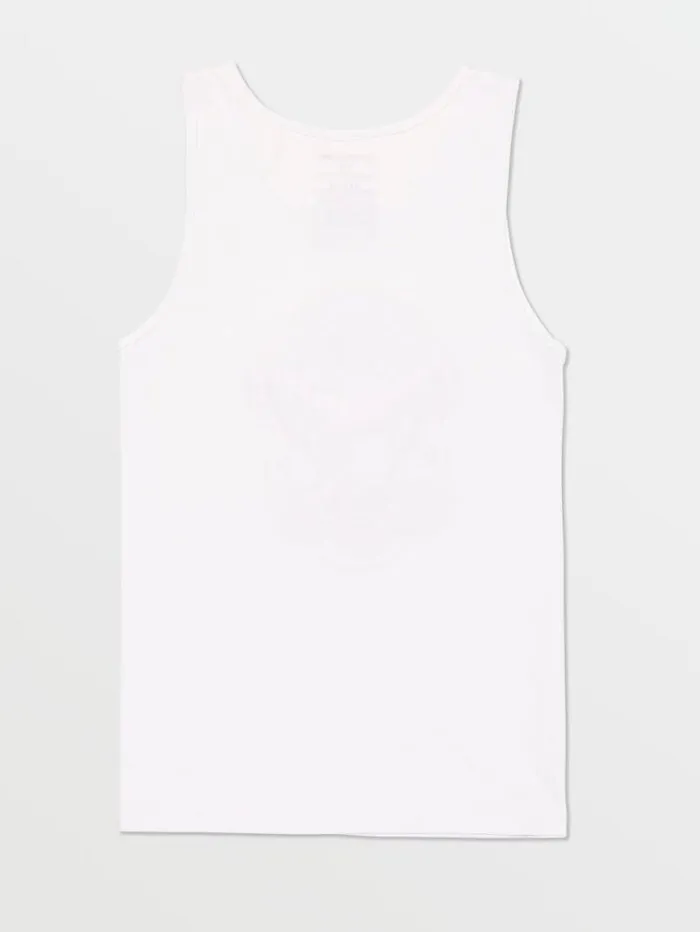 Mens Hiking Volcom Solid Heather Tank 8211 White