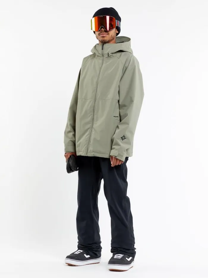 Mens Jackets Volcom 2836 Insulated Jacket 8211 Light Military