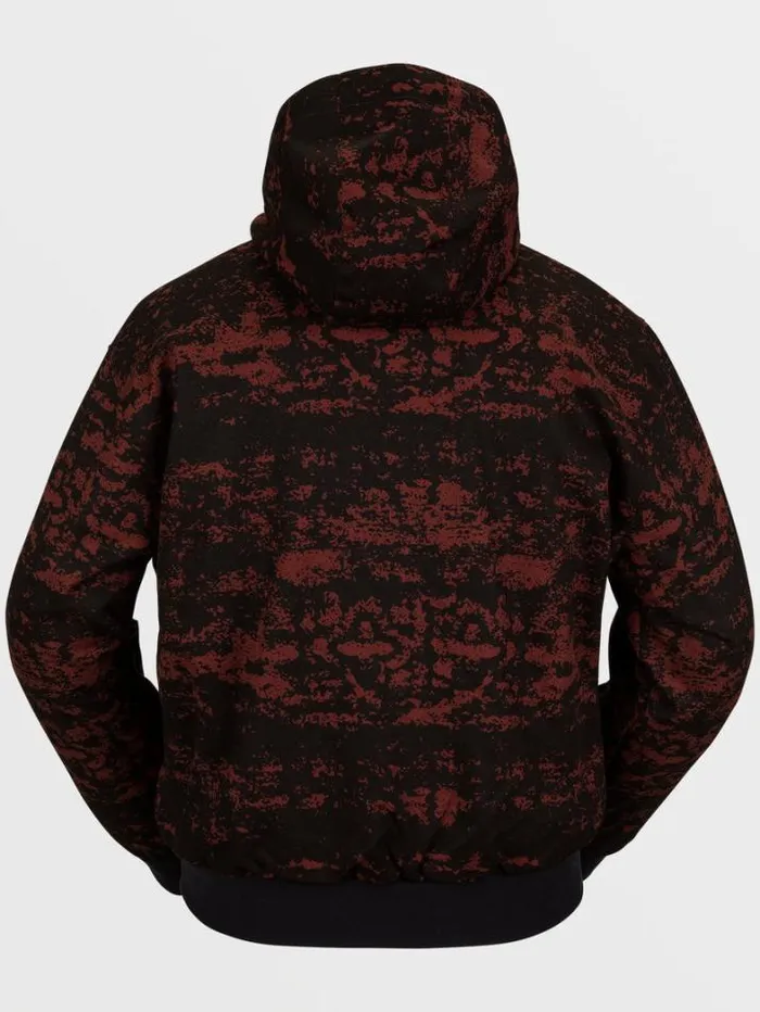 Mens Jackets Volcom Dustbox Jacket 8211 Maroon Camo