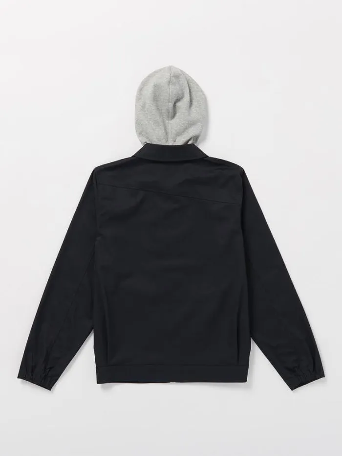 Mens Jackets Volcom Korman Hood Jacket 8211 Black