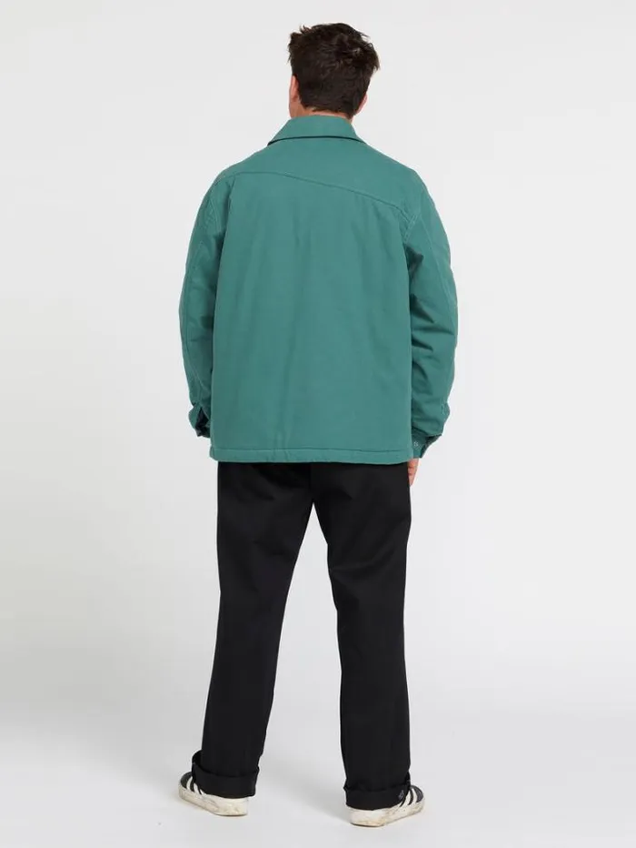 Mens Jackets Volcom Larkin Jacket 8211 Ranger Green