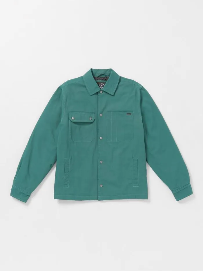 Mens Jackets Volcom Larkin Jacket 8211 Ranger Green