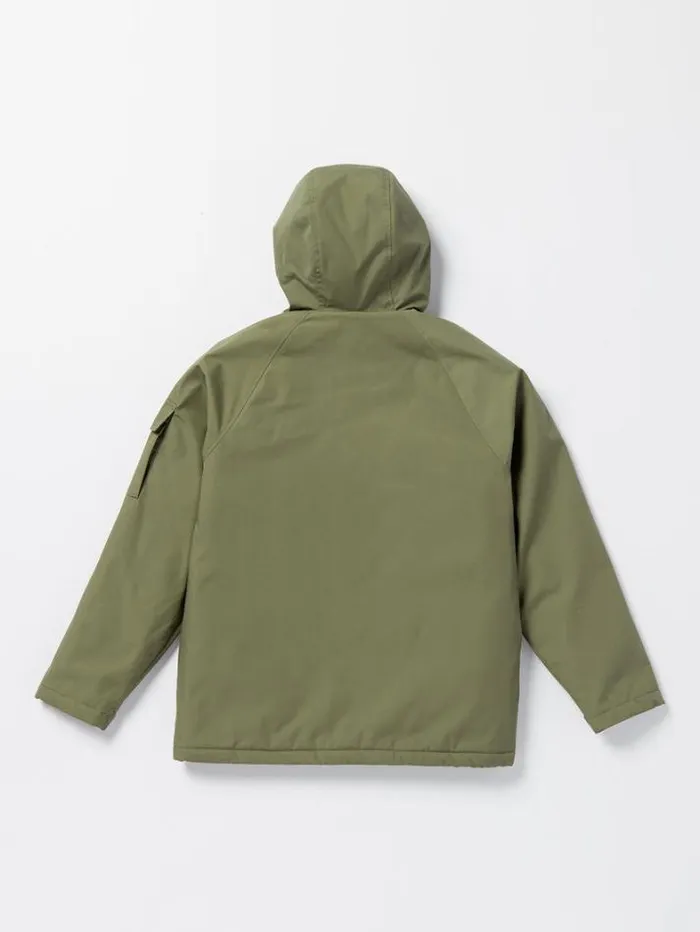 Mens Jackets Volcom Stoke Stone II 5K Jacket 8211 Winter Moss