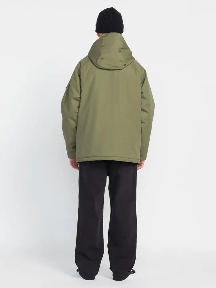 Mens Jackets Volcom Stoke Stone II 5K Jacket 8211 Winter Moss