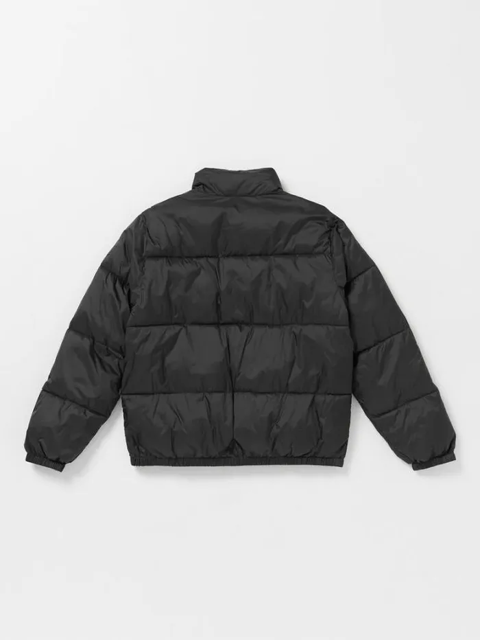 Mens Jackets Volcom Walltz Reversible Jacket 8211 Black White