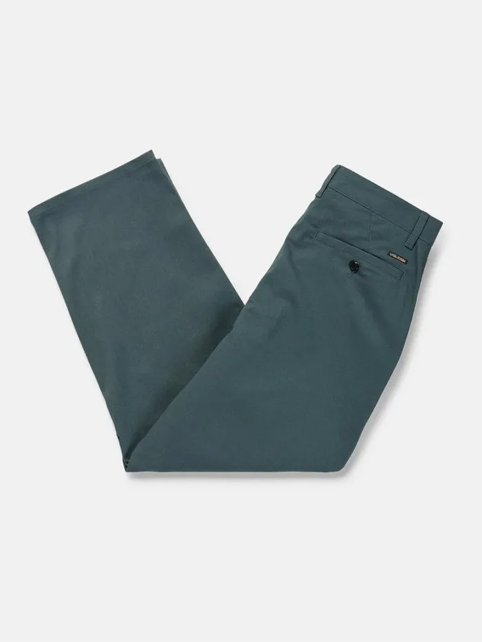 Mens Pants Volcom Billow Twill Pants 8211 Dark Slate
