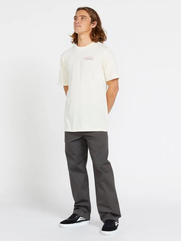 Mens Pants Volcom Frickin Skate Chino Pants 8211 Asphalt Black