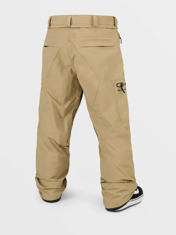 Mens Pants Volcom L GoreTex Pants 8211 Dark Khaki