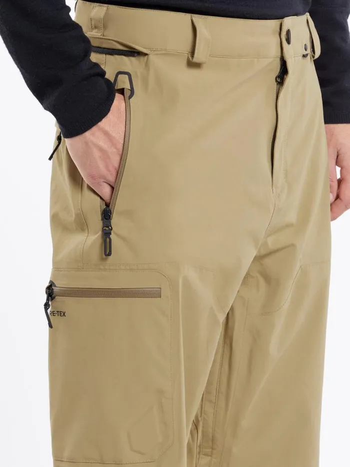 Mens Pants Volcom L GoreTex Pants 8211 Dark Khaki