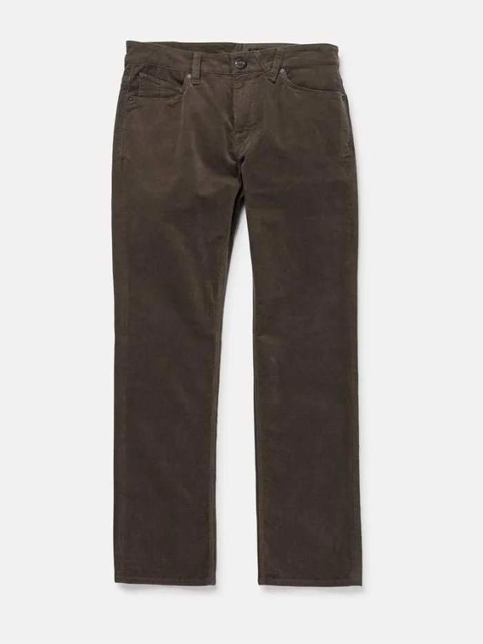 Mens Pants Volcom Solver Pocket Cord Modern Fit Pants 8211 Bison