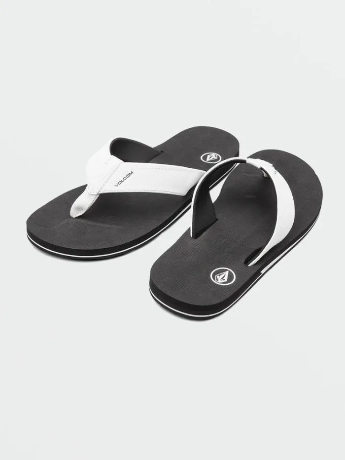 Mens Sandals Volcom Victor Sandals White