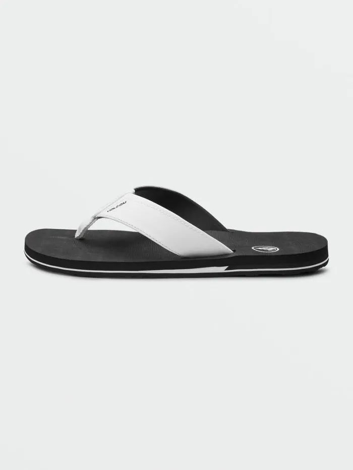 Mens Sandals Volcom Victor Sandals White