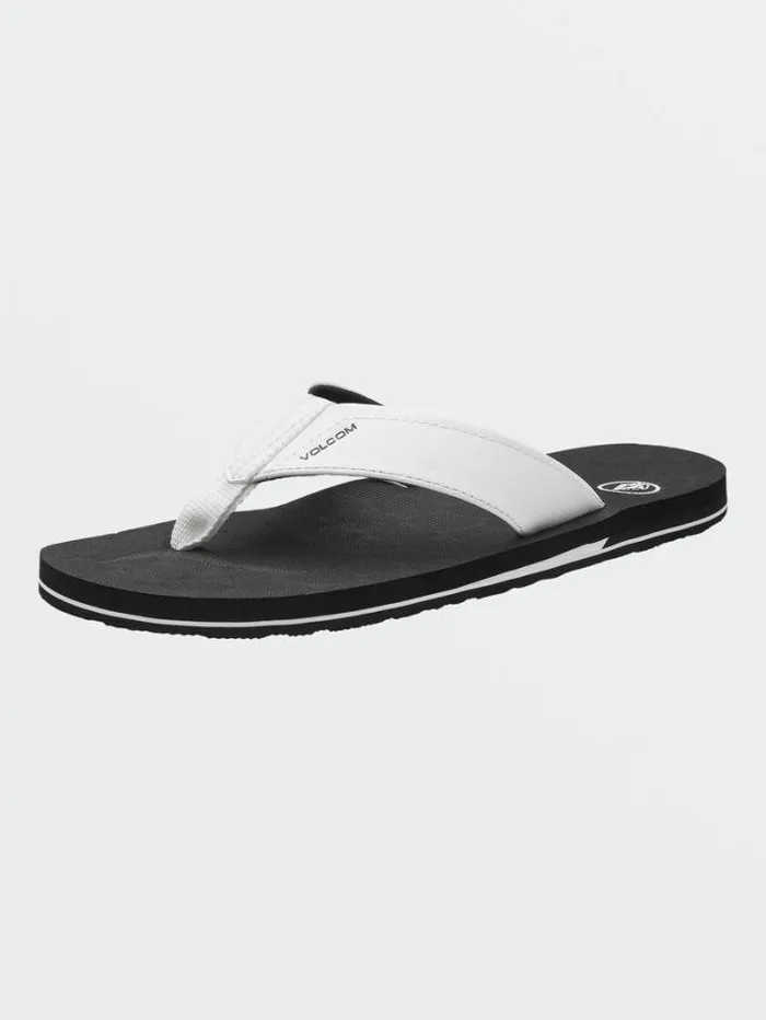 Mens Sandals Volcom Victor Sandals White