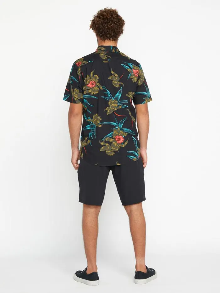 Mens Shorts Volcom Frickin Cross Shred Shorts 8211 Black